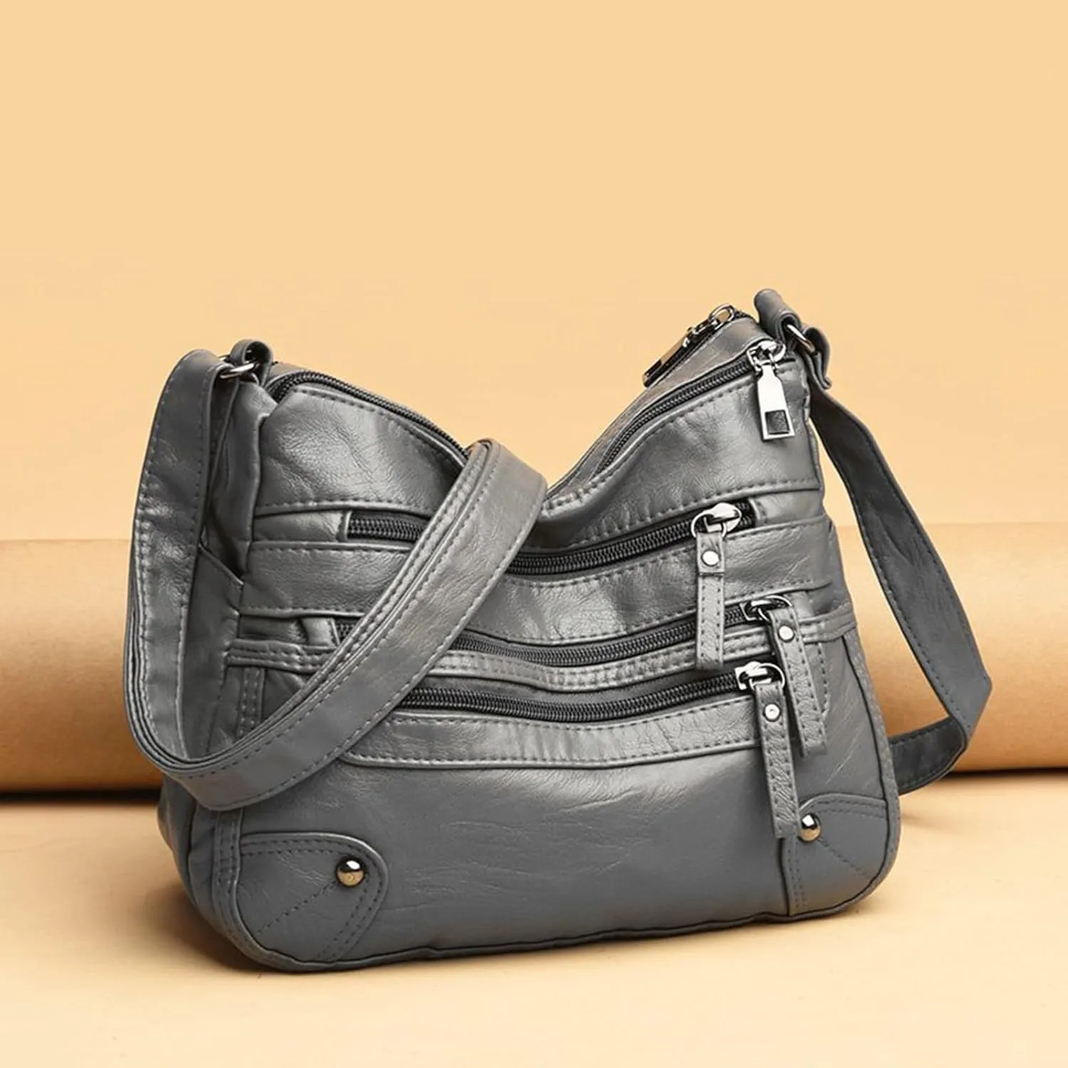 Soft Hobo Bags for Women Purses and Handbags Shoulder Satchel Bag Blue