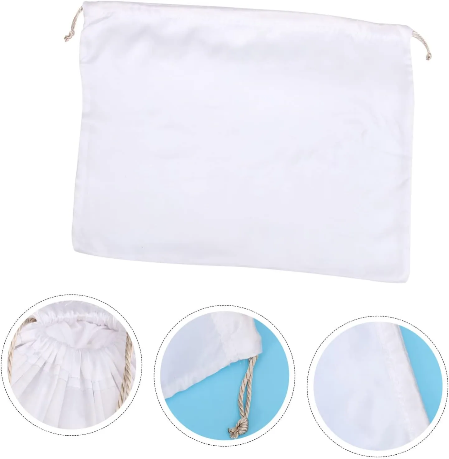 SOIMISS Practical Storage : 2 Pack Drawstring Bag Black for Household Quilt and Toy Storage