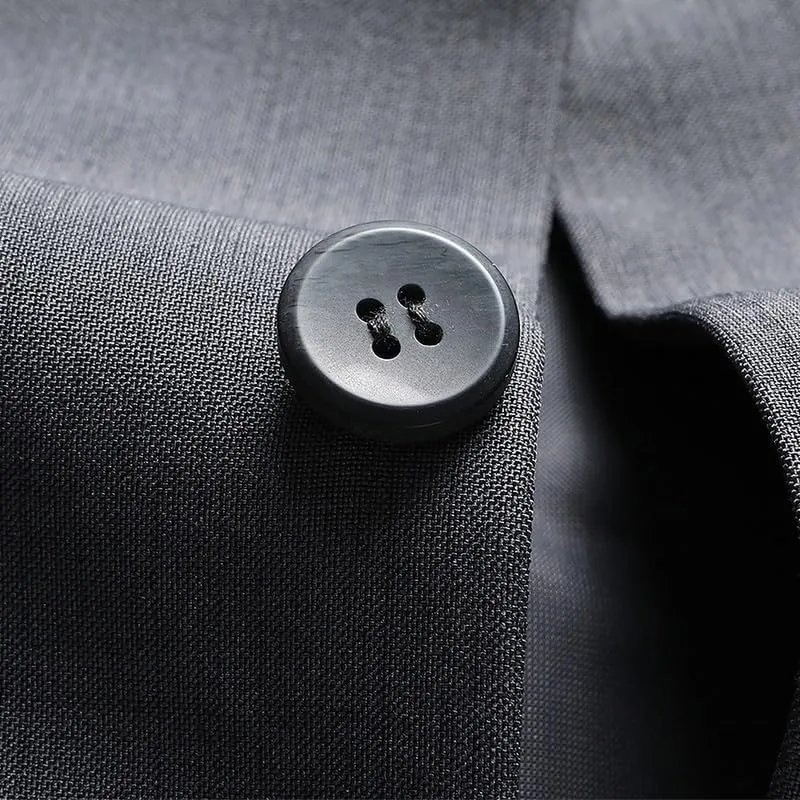 Spring Autumn Men's Long-sleeve Suit Jacket Wedding Prom Formal Suit Coats for Men Classic Business Casual