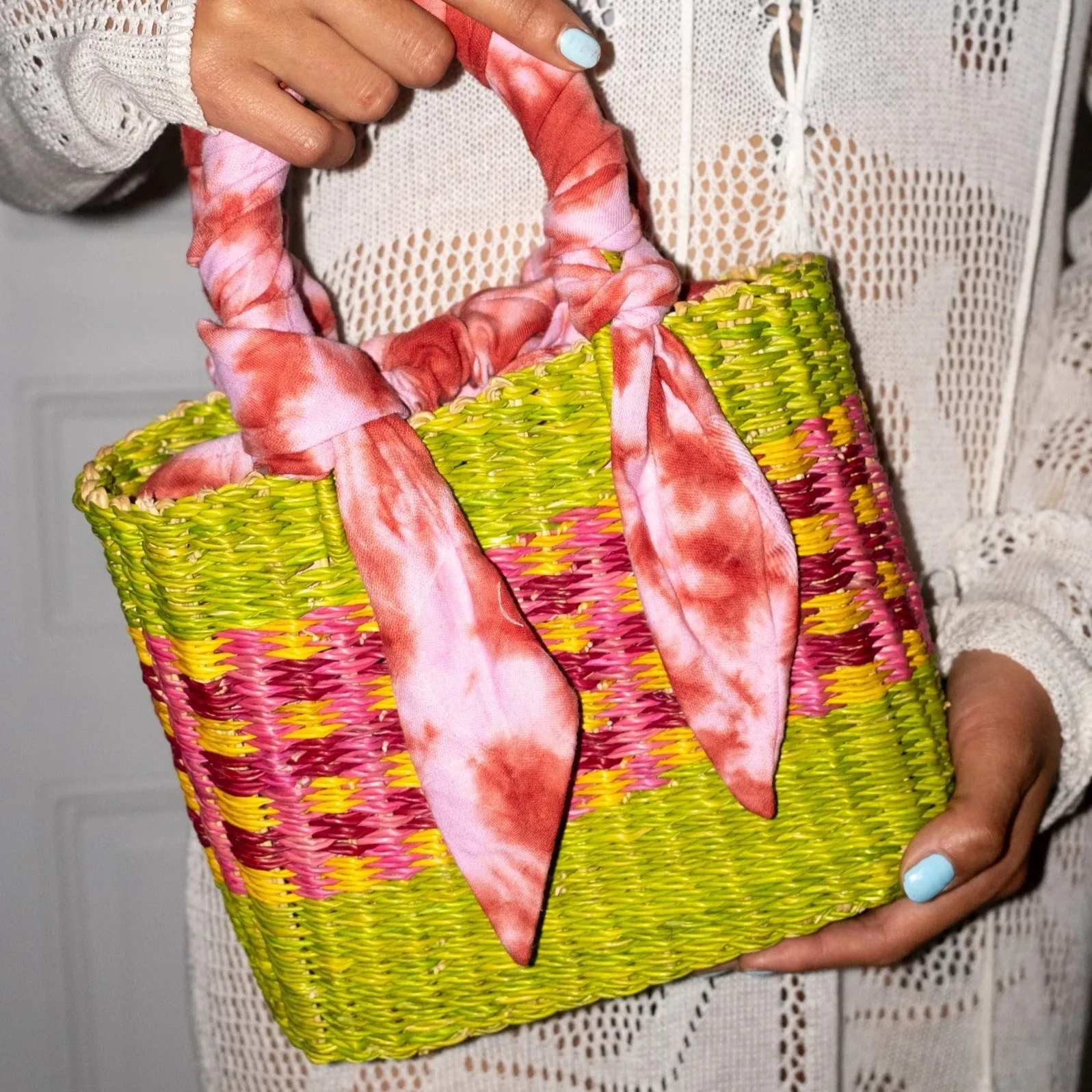 Square Small Bag - Green