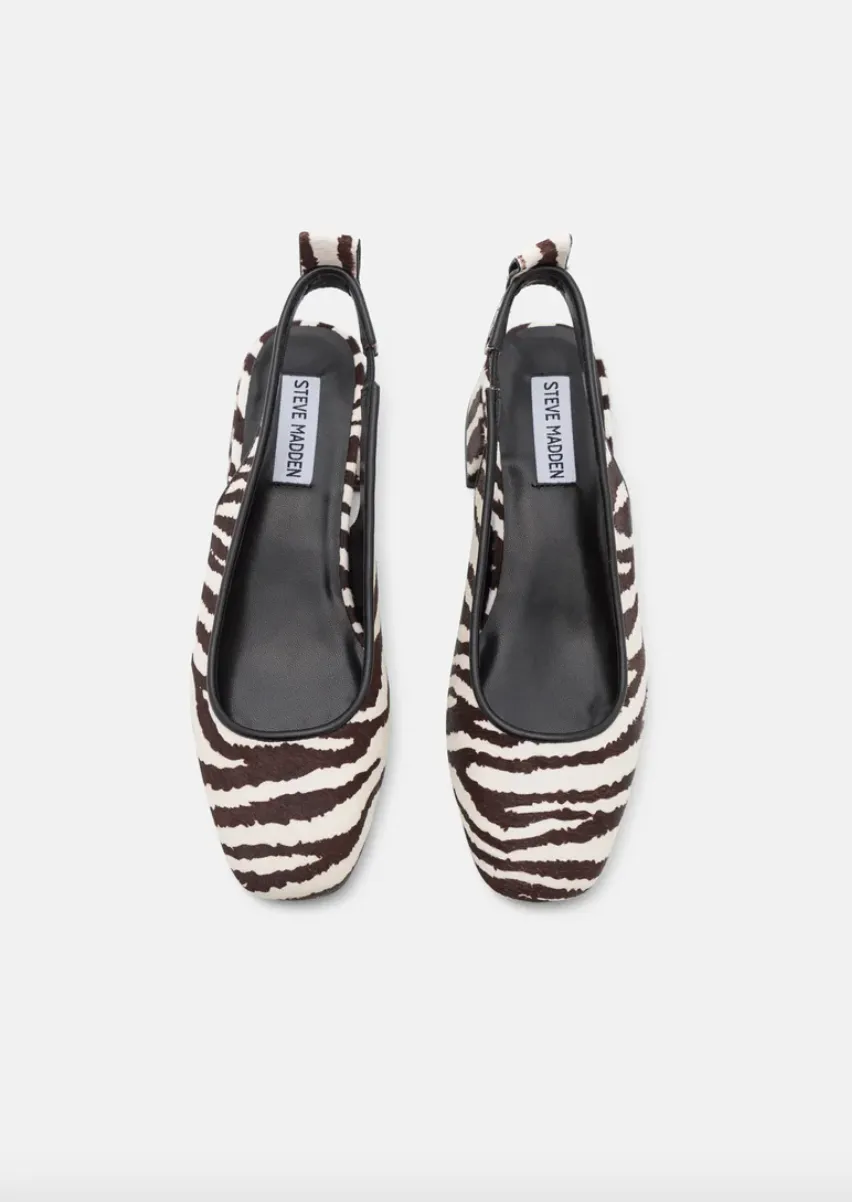 Steve Madden - Hjhlet sandal - Zebra - Smitten