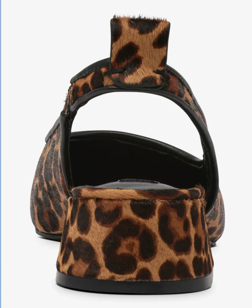 Steve Madden Smitten pumps i leopardprint med slingback og liten hel