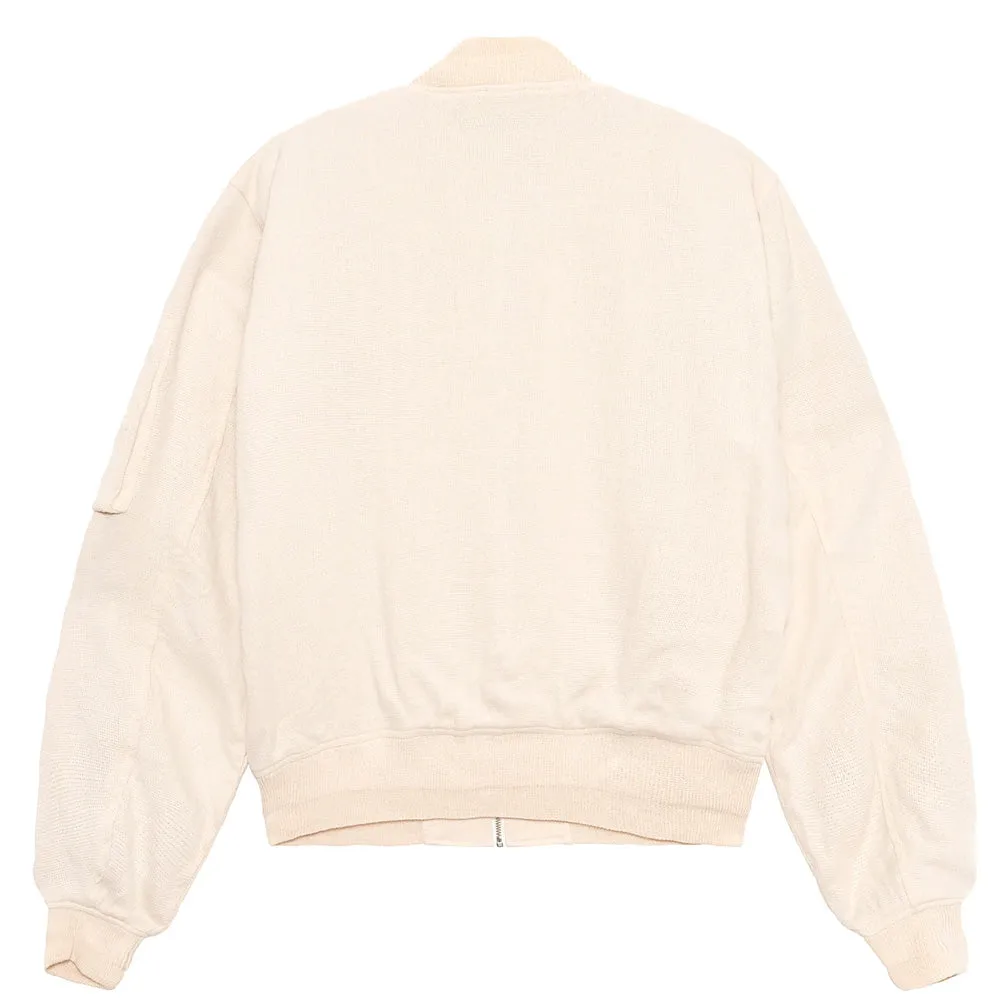 STÜSSY LINEN BEACH BOMBER // NATURAL