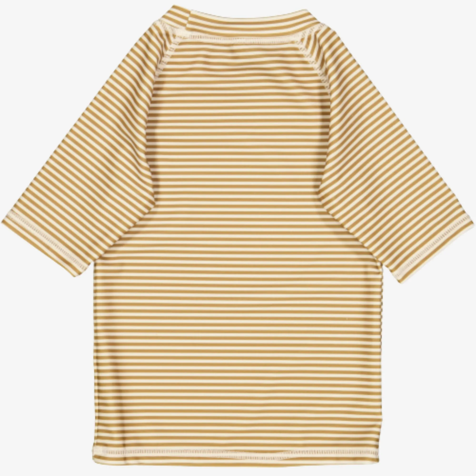 Swim T-Shirt Jackie SS - golden green stripe