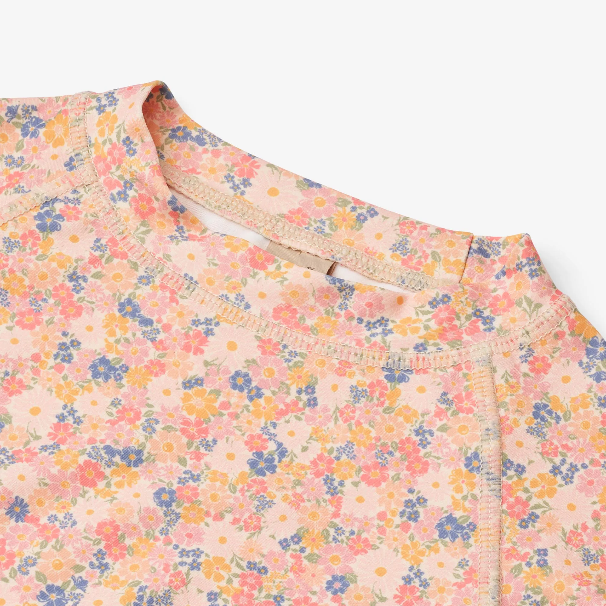 Swim T-shirt S/S Jackie - multi flowers