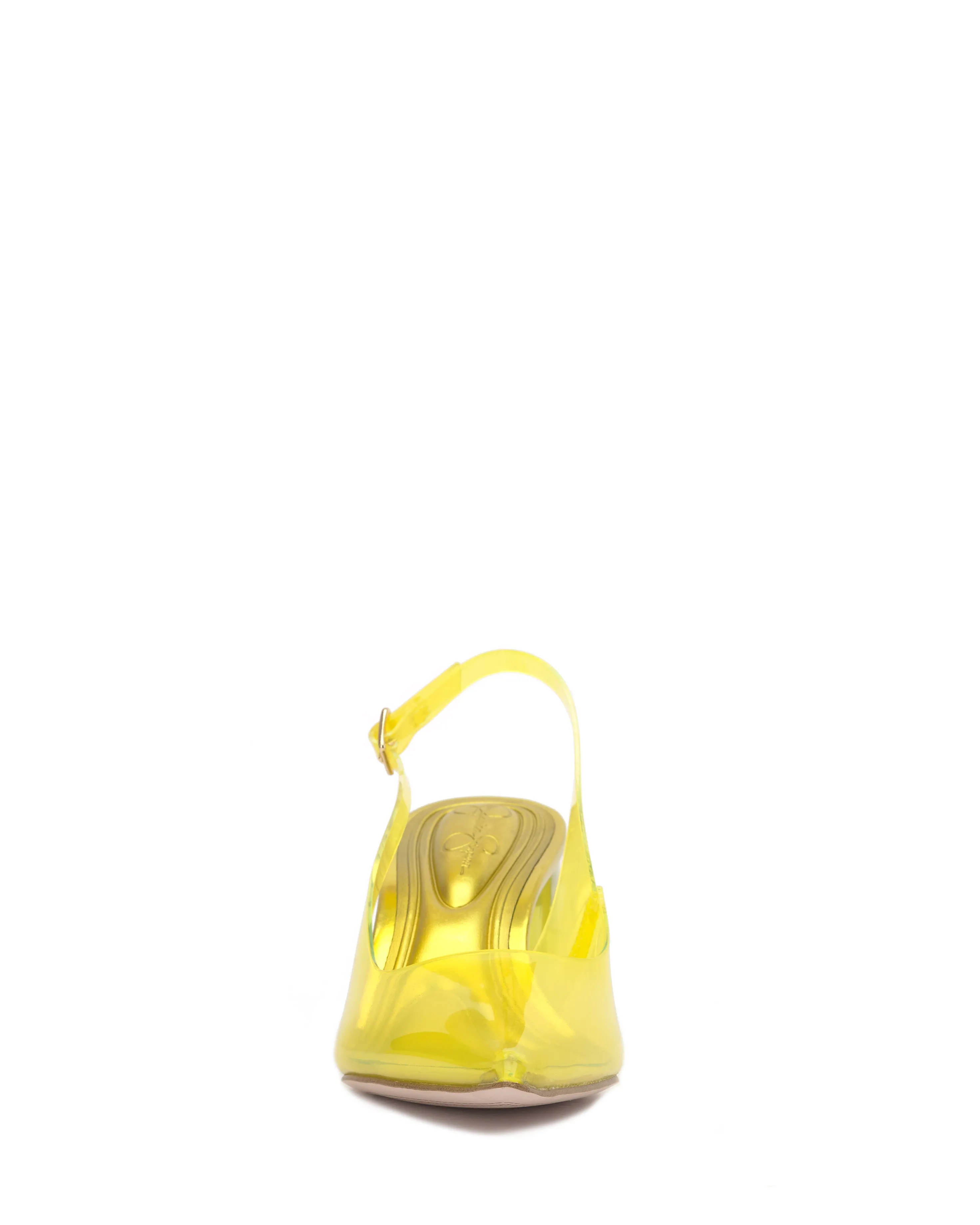 Syrina Slingback Pump in Bright Yellow