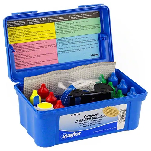 Taylor Complete Bromine FAS-DPD Test Kit - High Range K-2106