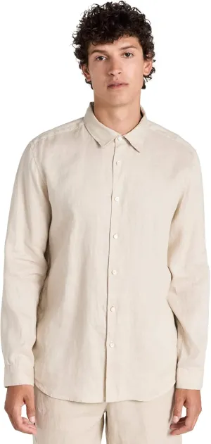 Theory Men's Irving Relaxed Linen Shirt