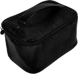 Toiletry Bag Travel Bag Women's Makeup Bag Portable Cosmetic Bag Pockets for On-the-go Stylish and Practical Pu Leather Large Capacity