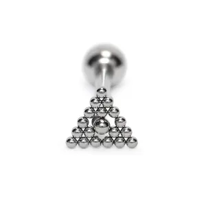 Tongue Barbell Surgical Steel - Straight Barbell for Tongue Piercing - Tongue Ring - Tongue Jewelry - Barbell Piercing Jewelry