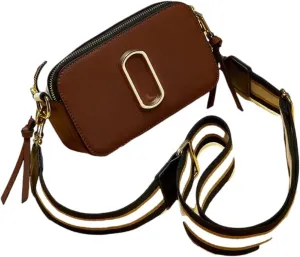 Trendy 2025 Snapshot Crossbody Bag for Women - Small Thick Strap Multi-Functional Clutch & Shoulder Bag Purse, Beige