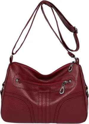 Trendy Designer Mini Shoulder Bag Women Vintage Soft Leather Versatile Lightweight Crossbody Bag Water Proof