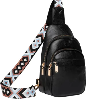 Trendy Sling Bag Bakpack Women Shoulder Bag Fashionable New Pattern Simple Solid Color Practical Layered Large