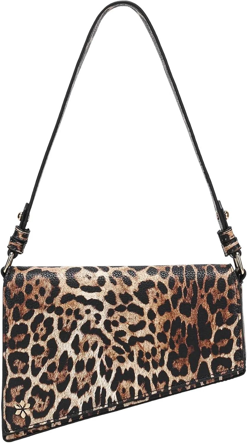 Triangular Geometric Under Arm Hobo Bag - PU Vegan leather