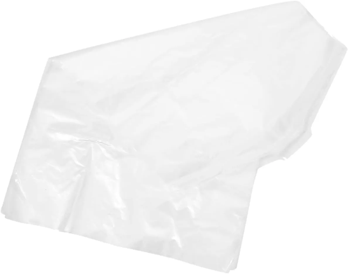 Vaguelly 40pcs Plastic Clothes Covers Garment Pouches Thicken Storage Bag for Hanging Clothing Dry Cleaning Covers Practical Convenient
