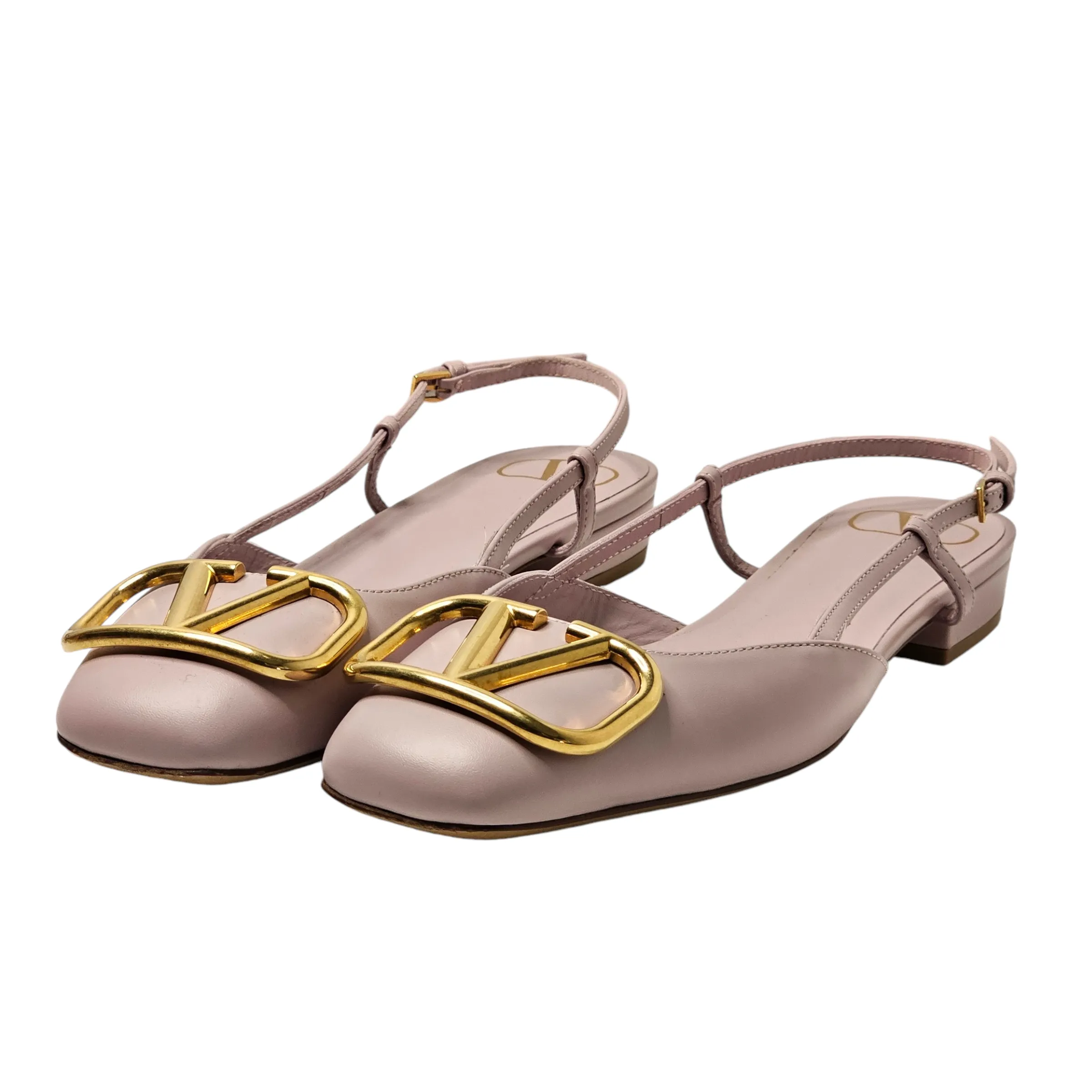 VALENTINO GARAVANI VLOGO SLINGBACK FLATS EU 36/ UK 3