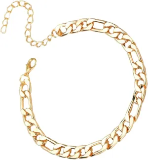 VALICLUD Lady Ankle Jewelry Gold Anklet Fashion Foot Chain Foot Jewelry Decor Metal Anklet for Women