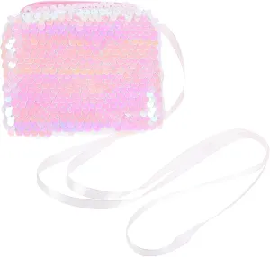 VALICLUD Versatile Sequin Purse Small Crossbody Bag for Girls Stylish and Practical for Daily Use