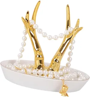 VANZACK 1pc Antler Jewelry Rack Ring Holder Stand Single Ring Display Organizer for Jewelry Display Rack
