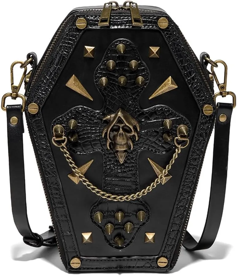 Vintage Halloween inspired Single Shoulder Bag Eye catching and Practical Crossbody Bags Satchel Sling Purse for Women