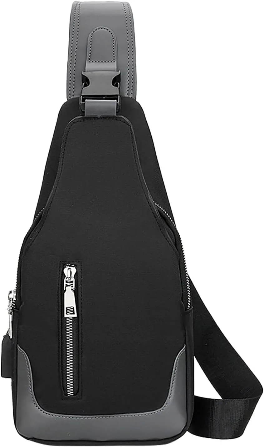 Waterproof Backpack for Men Women Women's Crossbody Travel Purses Built In Wallet Stylish Versatile Bag(Black)