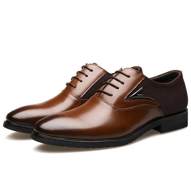 West Louis Business Flat Super Fiber Leather Shoes