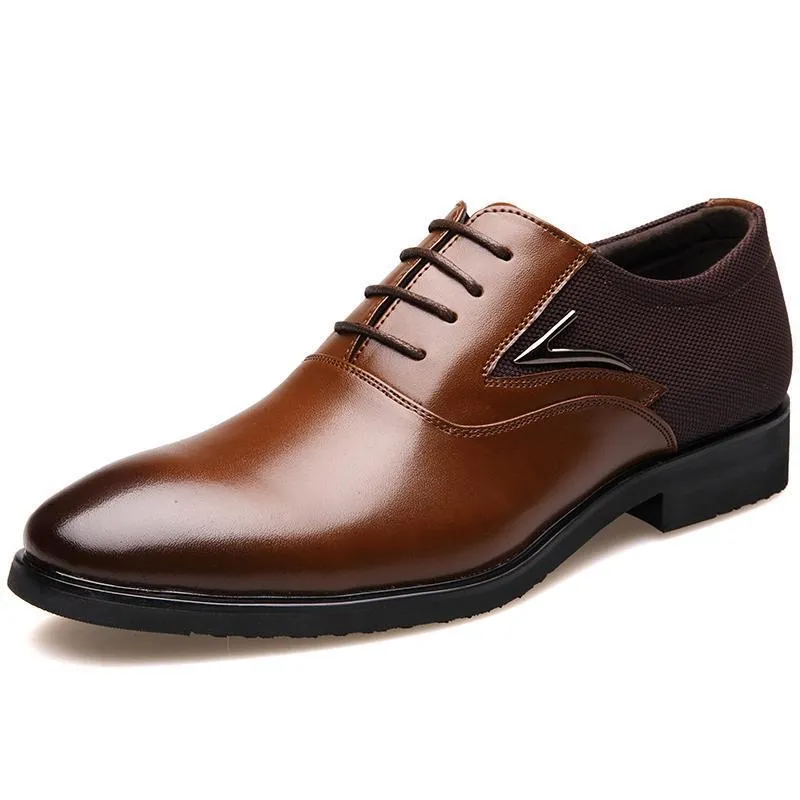 West Louis Business Flat Super Fiber Leather Shoes