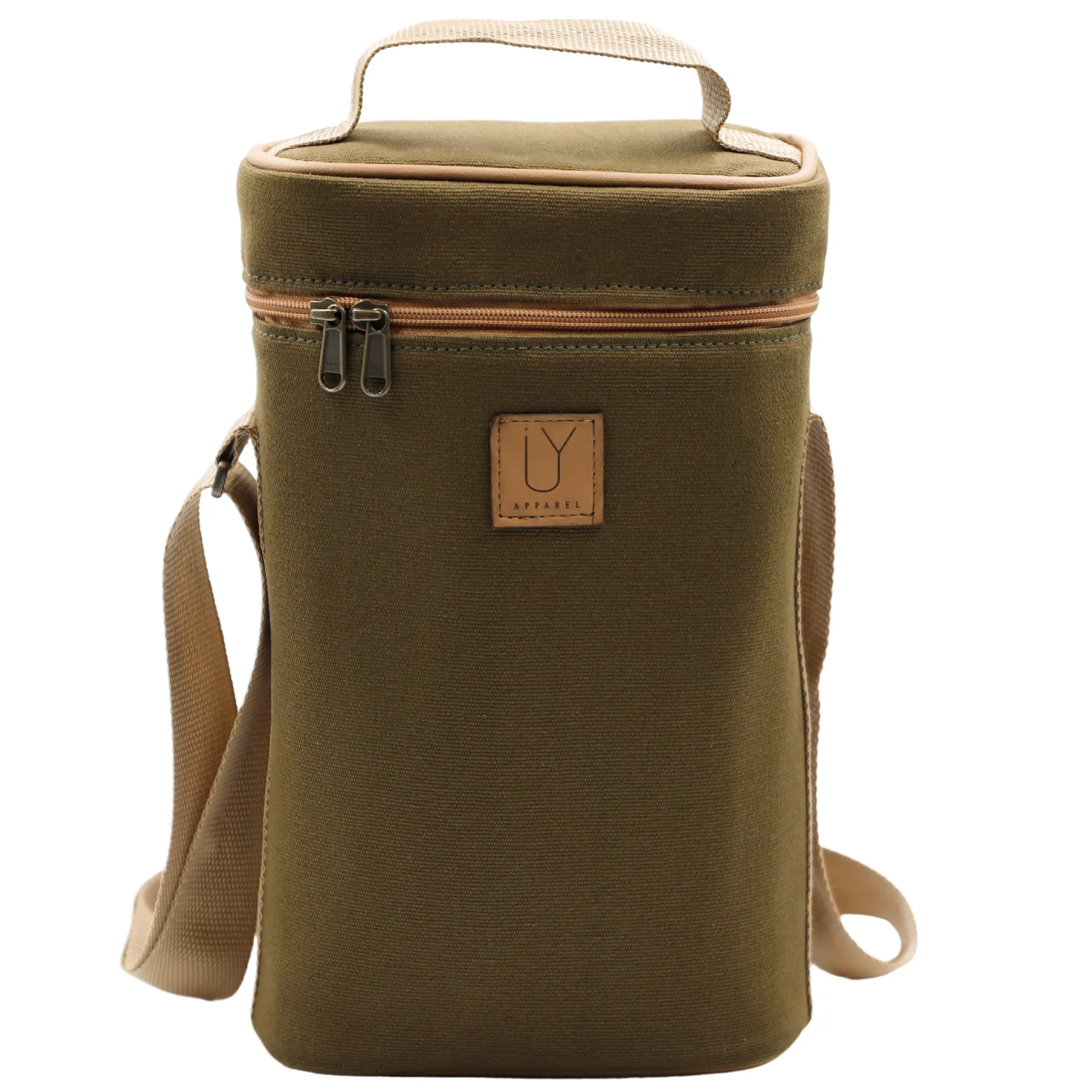 Wine Cooler - Khaki Canvas