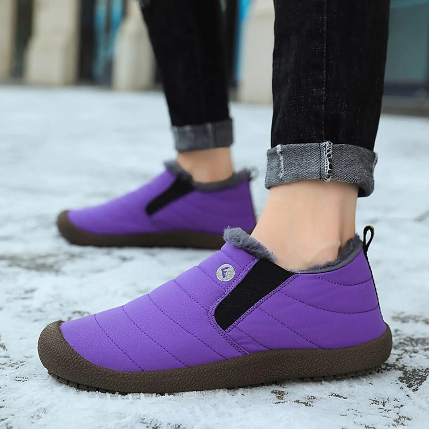 Winter Boots for Women Fashion Women's Winter Boots Waterproof Mid Calf Womens Winter Booties Slippers Womens Mid-Calf Snow Boots Warm Furry Boots Anti-Slip Winter Boots Winter Boot for Women 2023