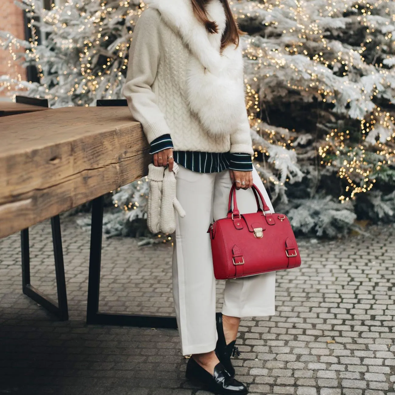 Women Barrel Handbags Purses Satchel Bags Top Handle Shoulder Bags Vegan Leather Work Bag (Crocodile Purple   Clutch)
