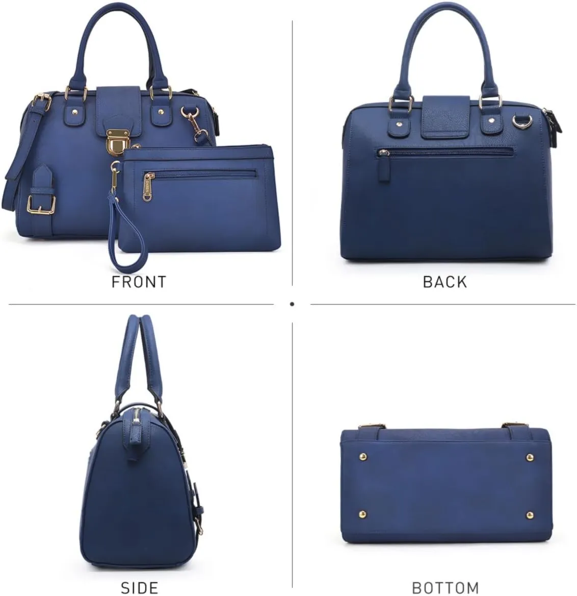 Women Barrel Handbags Purses Satchel Bags Top Handle Shoulder Bags Vegan Leather Work Bag (Crocodile Purple   Clutch)