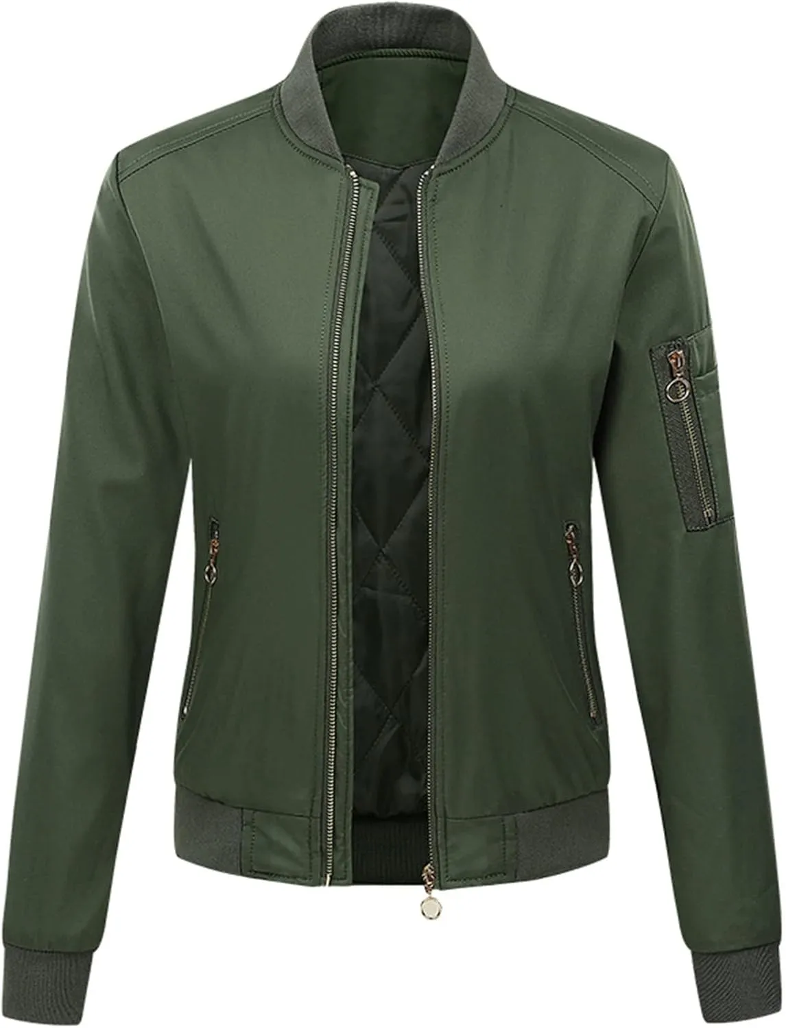 Women Faux Leather Casual Jackets, Fall and Spring Fashion Motorcycle Bike Coat Jacket, Winter Outfits Clothes 2024