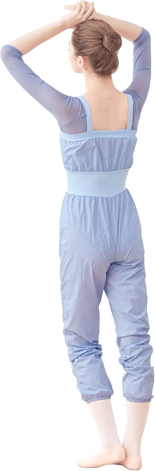 Women Girls Lightweight Warm Up Rompers