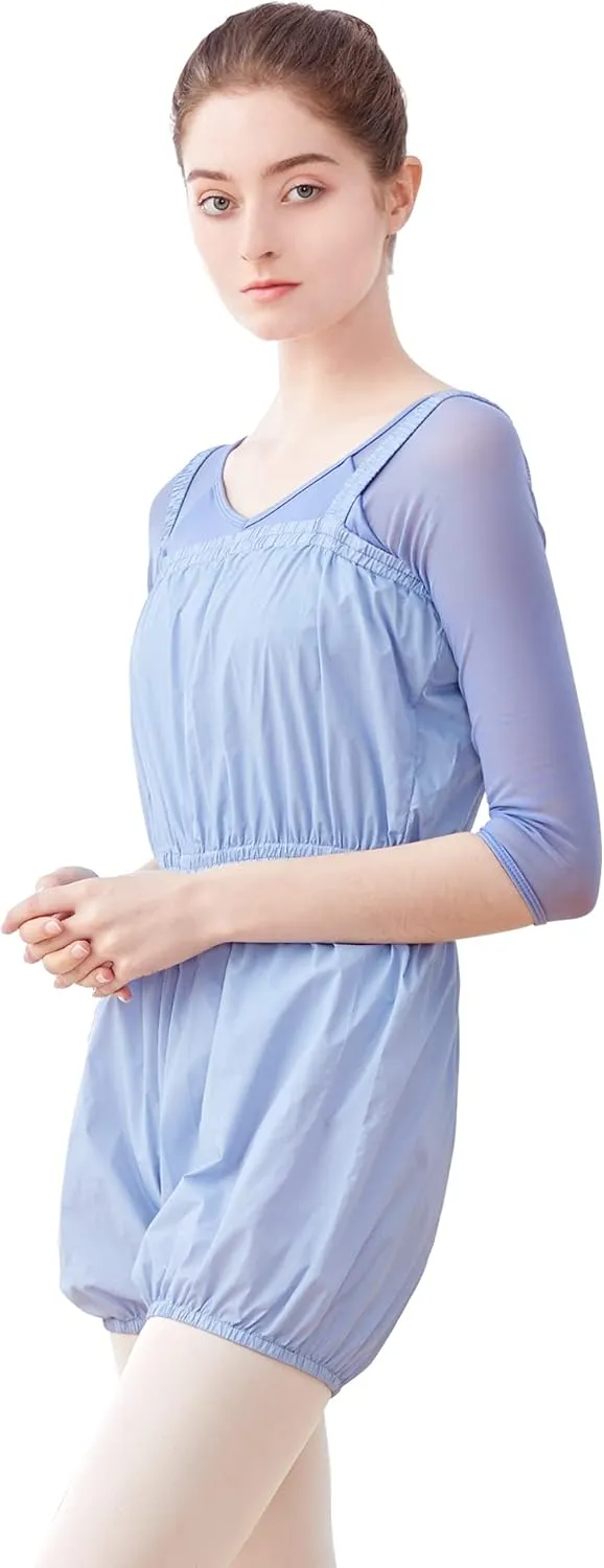Women Girls Lightweight Warm Up Rompers