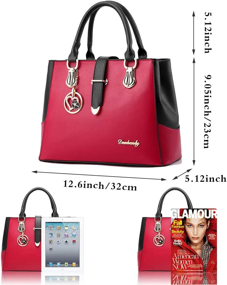 Women Handbags Elegant Shoulder Bag Tote PU Leather Hobo Satchel