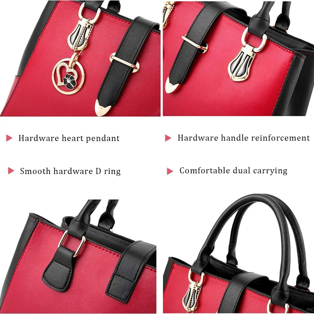 Women Handbags Elegant Shoulder Bag Tote PU Leather Hobo Satchel