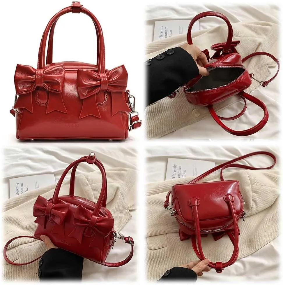 Women PU Trendy Shoulder Handbag Adjustable Strap Stylish Crossbody Bag Solid Color Stylish Messenger Bags for Outd