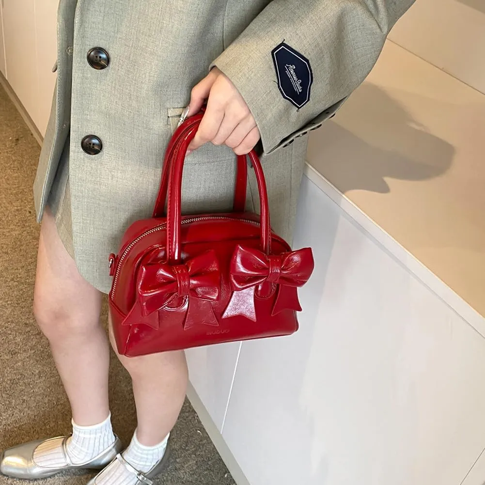 Women PU Trendy Shoulder Handbag Adjustable Strap Stylish Crossbody Bag Solid Color Stylish Messenger Bags for Outd