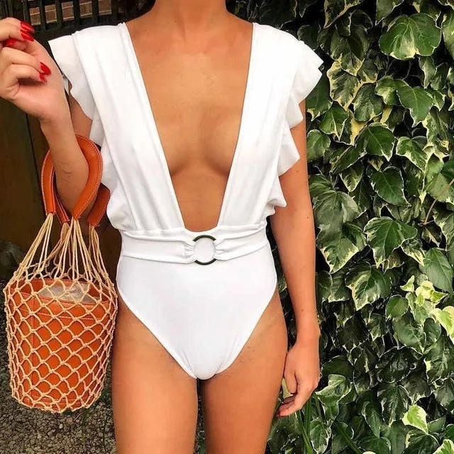 Women Ruffle Swimwear