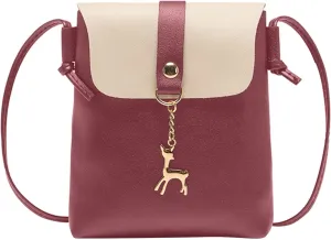 Women Shoulder Bag Fashionable Deer Decoration New Pattern Practical Strap Messenger Bag Shoulder Bags (RD1, One Size)