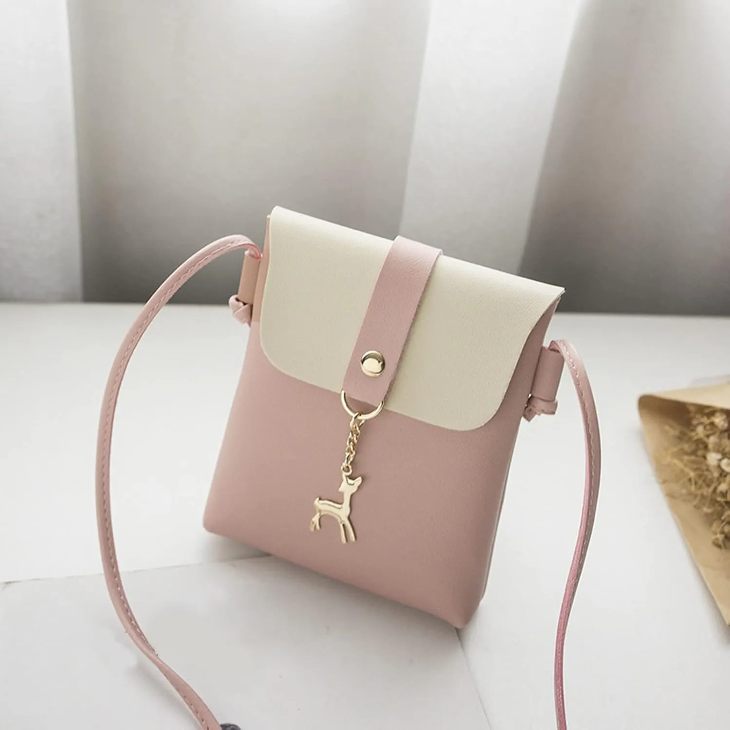 Women Shoulder Bag Fashionable Deer Decoration New Pattern Practical Strap Messenger Bag Shoulder Bags (RD2, One Size)