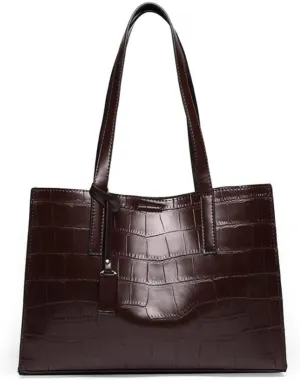 Women Synthetic PU Leather Tote Satchel Crossbody Hobo Handbags Shoulder Messenger Bag Elegant Work Gift