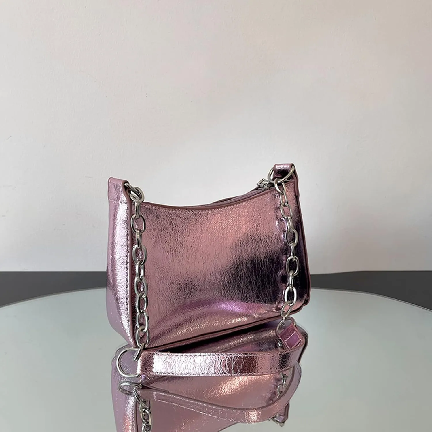 Women's Canvas Tote Bags with Zipper Lightweight Quilted Leather Handbags for Women Cute Purse for Women Trendy(Purple)