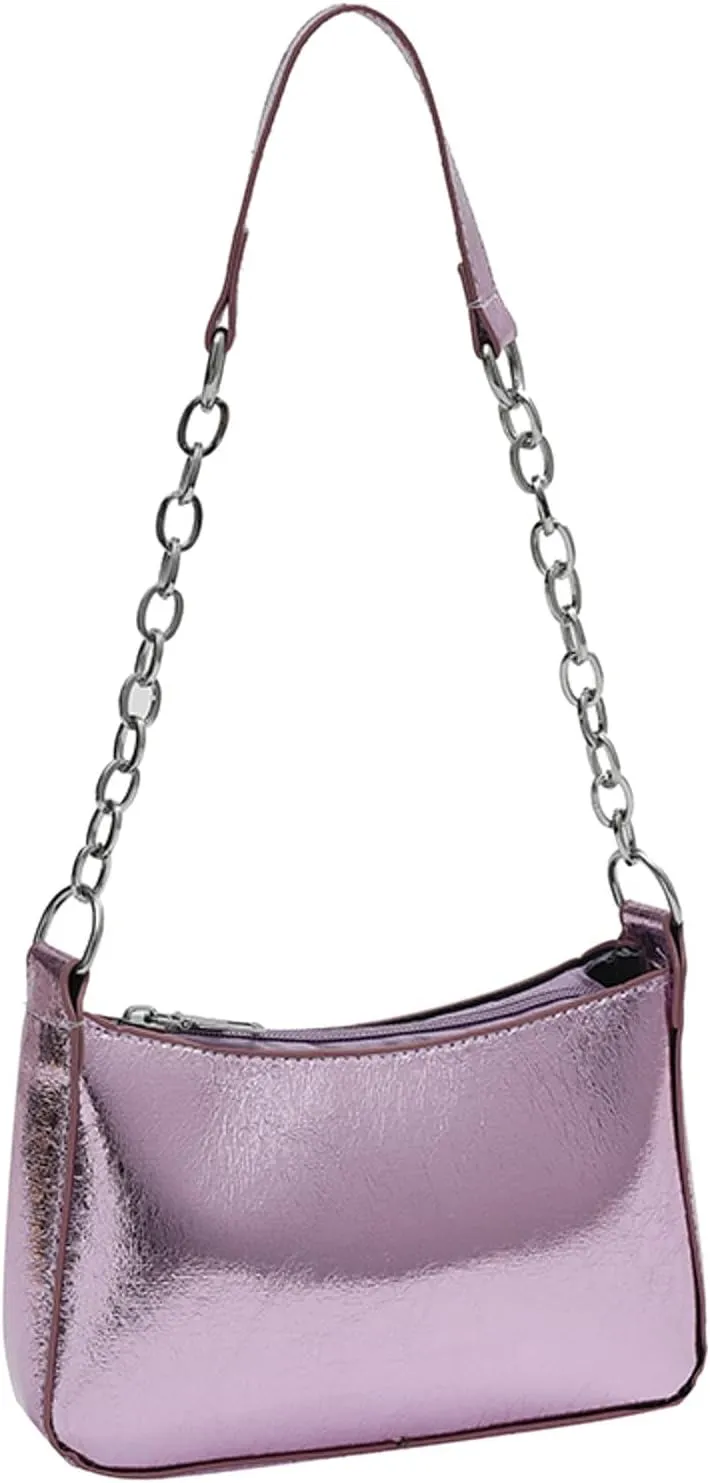 Women's Canvas Tote Bags with Zipper Lightweight Quilted Leather Handbags for Women Cute Purse for Women Trendy(Purple)