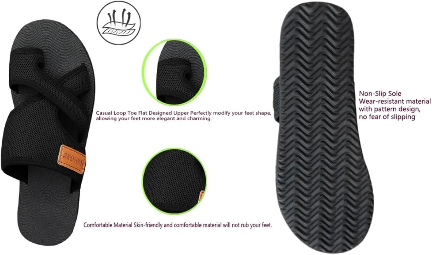 Women's Comfortable Breathable Mesh Flip Flops,Mesh Flip Flops for Women,Fashion Hollow Flat Sandals Orthopedic Shoes