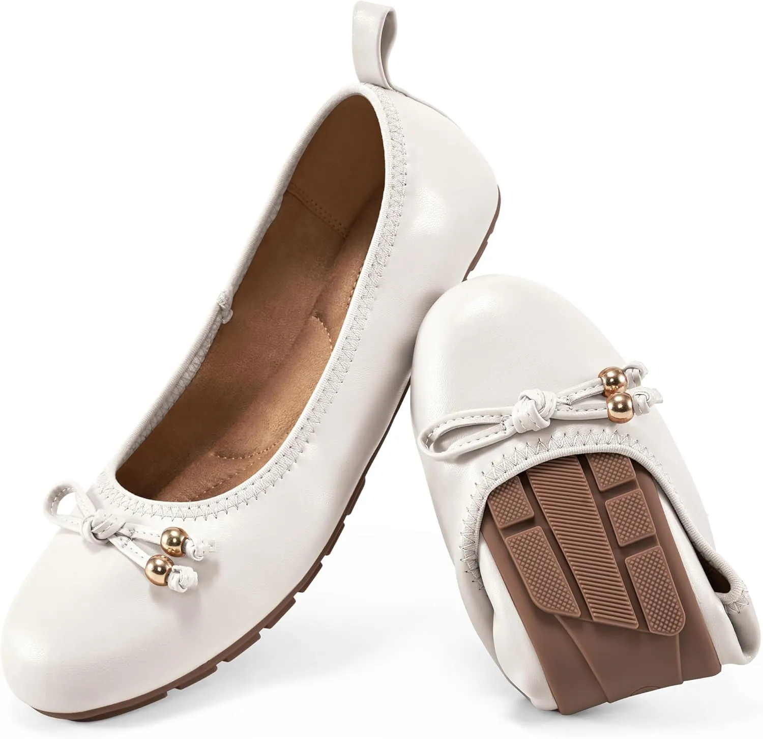 Womens Flats Ballet for Work: Dress Comfortable Walking Flat - Casual Ladies Wedding Shoe