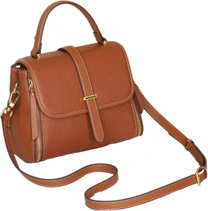 Women's Genuine Leather Purses and Handbag Hobo Bags Satchel Shoulder Bags Ladies Tote Crossbody Bag (C)