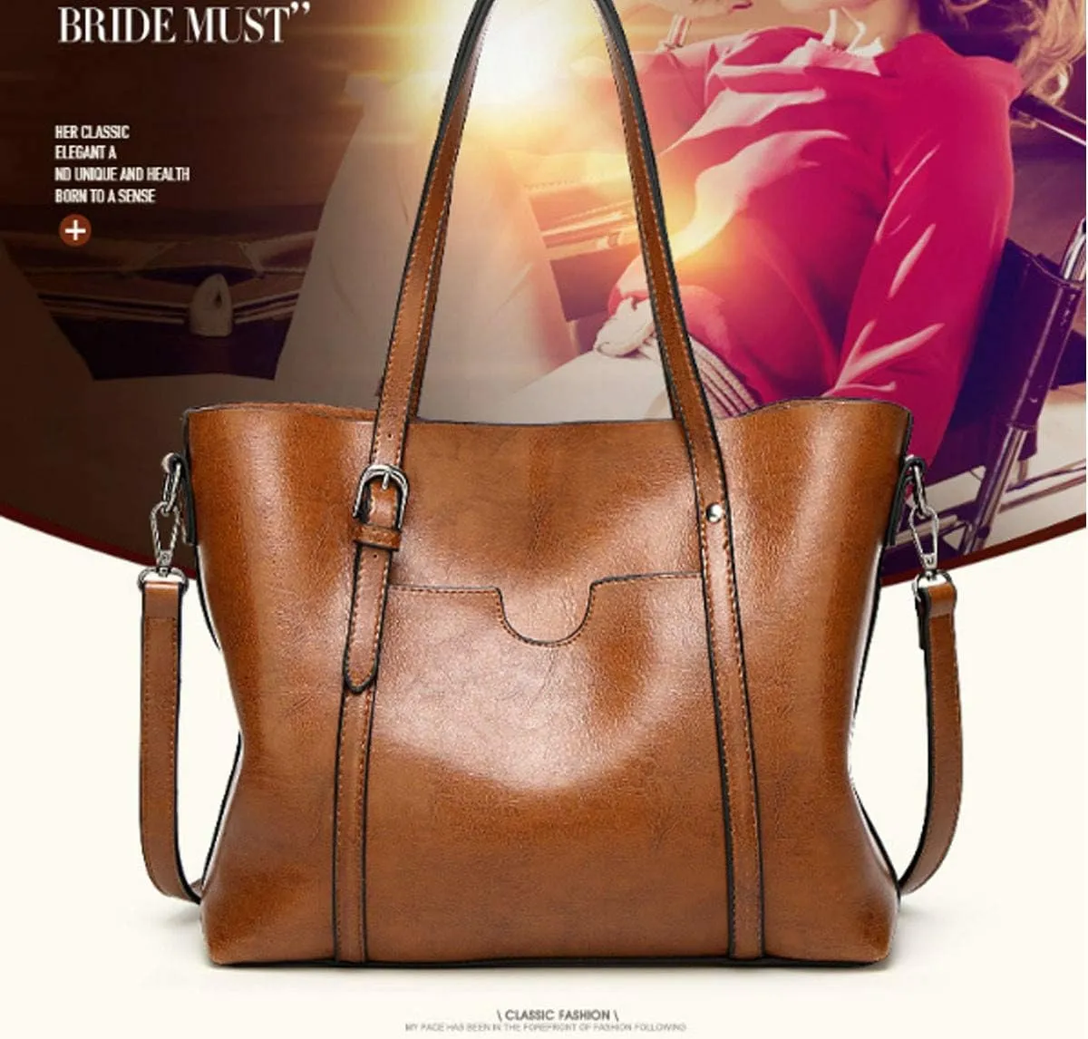 Women's Purses and Handbags for Women PU Leather Top Handle Satchel Ladies Shoulder Tote Bags (Light Grey)