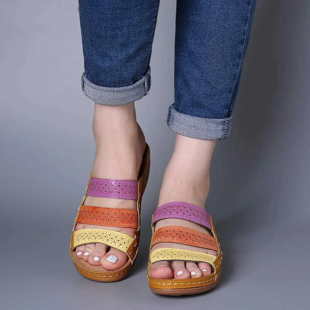 Women's Sandals Comfortable Cute Orthopedic Slippers Arch Support Flip Flops Soft Dressy Summer Beach Orthotic Slides 20234