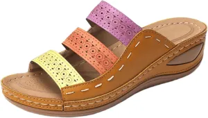 Women's Sandals Comfortable Cute Orthopedic Slippers Arch Support Flip Flops Soft Dressy Summer Beach Orthotic Slides 20234